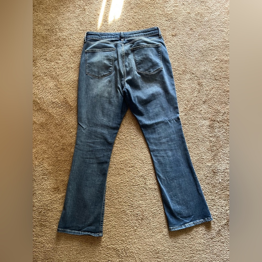 St. John’s Bay - Women’s Boot Cut Blue Jeans - Size 12, Stretch